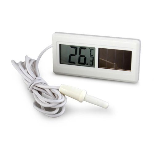 Solar Digital Innen Thermometer Kombigerät Temperatur Messgerät - 2