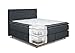 Produktbild Boxspringbett LEVU, Box: Bonellfederkern, Taschenfederkern, Matratze: 5 Zonen Taschenfederkern, Top Matress: Memoryschaum - Abmessung: 210 x 210 cm