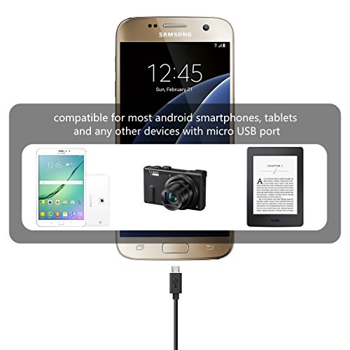 Ewent Cavo USB 2.0 Tipo A/Maschio a B/Micro, Ricarica e Sincronizzazione per Smartphone Samsung, Navigatori, Fotocamere Digitali, Mp3, Doppia Schermatura AWG 28 in Rame, 1.8m, Nero