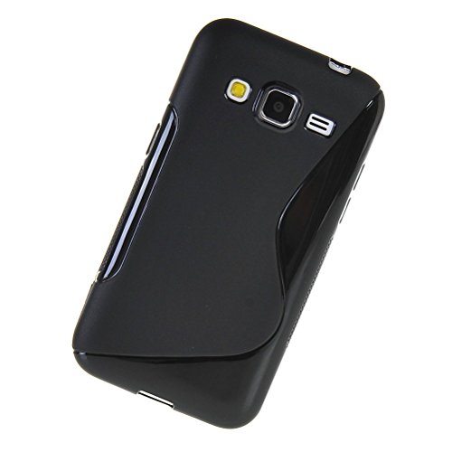 Funda para SAMSUNG GALAXY CORE PRIME G360F GEL TPU Dise  o S-Line Color NEGRO