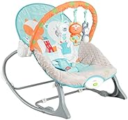 INFANTSO Baby Rocker Portable with Calming Vibrations & Musical Toy 