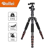 ✅Im Lieferumfang enthalten: 1 x Rollei Stativ Traveler Carbon, 1 x Kugelkopf, 1 x Schnellwechselplatte, 1 x kurze Mittelsäule, 1 x Inbusschlüssel und Stativtasche optional erhältlich Spikes und zusätzliche Schnellwechselplatten
