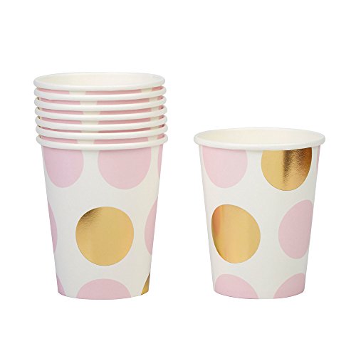 Preisvergleich Produktbild Neviti Pattern Works Partybecher, Punkte, Pink