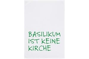 WESTCRAFT Geschirrtücher / Küchen-Handtuch - Dish Towel Vintage aus 100% Baumwolle 50 x 70 cm (BASILIKUM IST Keine KIRCH grün)