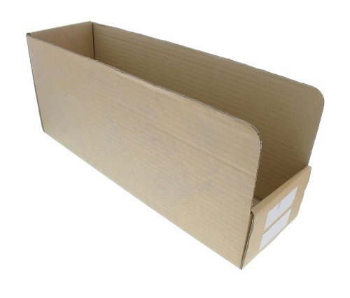 Preisvergleich Produktbild 10 x Regalkasten Lagerkarton Faltkarton Lagersichtkasten Regalkasten Sichtlagerbox Lagerbox Sortierbox G