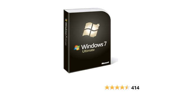 Microsoft Windows 7 Ultimate Full Version Pc Dvd Trs Amazon Co Uk Software