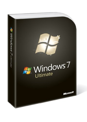 Microsoft Windows 7 Ultimate  Full Version  PC DVD   1 User