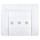 Julius Zöllner Wickelauflage Softy 75x85 cm Sternstunde weiß