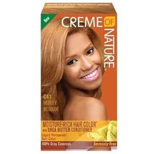 Creme Of Nature Liquid Hair Color 41 Honey Blonde Amazon In