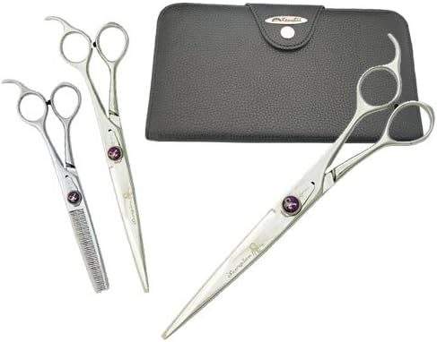 Kenchii Scorpion 7" Super-set of 3 - Curved, Straight, Thinner, and Leather Case