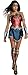 Produktbild Rubies Justice League Womens Wonder Woman Costume M