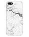 Produktbild Handyhülle Apple iPhone 5/5S/SE - Marmor weiß Design - 3D-Case mit kratzfestem Druck in Fotoqualität, Hochglanz Hartschale aus Polycarbonat, UV-Beständig -swook!