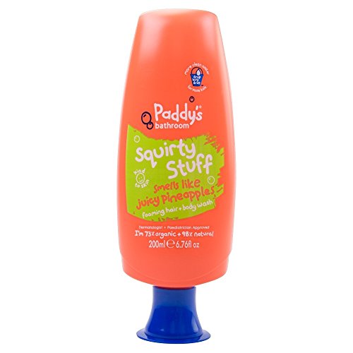 Paddy's Bathroom 200 ml Juicy Pineapple Organic Squirty Stuff Hair and Body Wash
