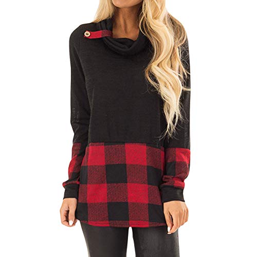 Preisvergleich Produktbild Christmas Pullover Damen UFODB Elegante Frau Weihnachtspullover Weihnachten Blumen Drucken Langarm Sweatshirt Cute Hemd Rentier Fashion Pulli Warme T-Shirt Kleid