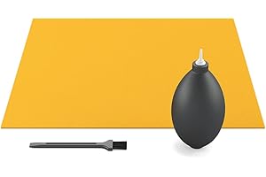 ‎GLORIOUS PC GAMING RACE Glorious PC Gaming Race Cleaning Kit - Mechanische Tastatur Reinigungsset Enthält Gelbes Antibakterielles Mikrofasertuch, Schwarzes Staubgebläse und Bürste - Pc Reinigungsset