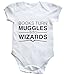HippoWarehouse BOOKS TURN MUGGLES INTO WIZARDS baby vest boys girls