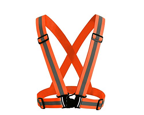 Lantra Besa High Visibility Reflective Belt and Vest Reflectors for Cycling, Running, Jogging, Dog Walking, Motorcycling Lightweight and Adjustable Safty Accessories Fits Adults and Children
