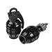 MagiDeal Easy Install Bicycle Metal Grenade Shaped Bike Cycling Tyre Valve Dust Cap Cover Pack of 2PCS Black RS.265.00