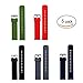 Produktbild Lamshaw Quick Release Silikon Ersatz Uhrenbänder 18mm, 20mm, 22mm und Wahl von 5 Farben (1 Satz von 5 Farben, 20mm)