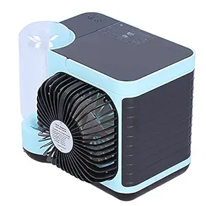 Mini Air Cooler, Mini USB Desk Fan Desktop Air Conditioner 3 Speeds for Home Office Outdoor