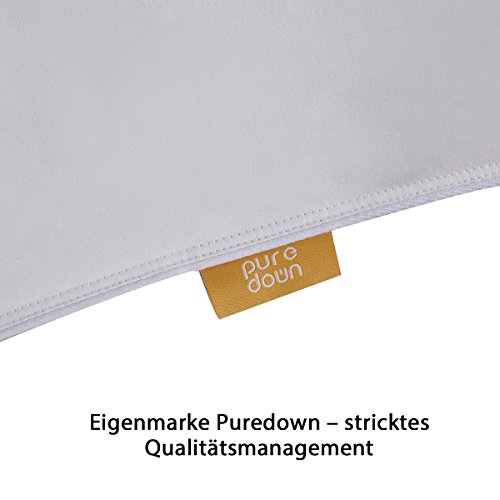 Puredown 15% Gänseflaum Kopfkissen Daunenkissen, 2 Stück, 40*80 cm, 500 gramm - 6