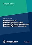 Image de Determinants of Earnings Forecast Error, Earnings Forecast Revision and Earnings Forecast Accuracy
