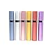 Tenflyer 8ML Perfume Atomizer Refillable Mini Perfume Bottle Red/Blue/Purple/Sliver/Pink/Yellow (1 Set-6 Colors)
