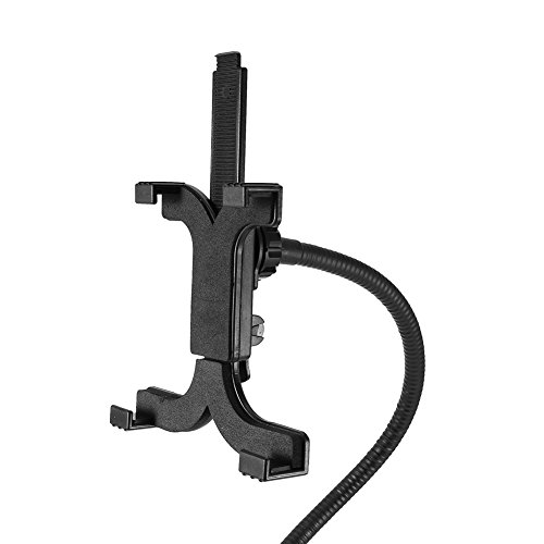 Tablet Halterung 360 Grad Einstellbar Desktop Ständer Stabil Handyhalter Notebookständer für Smartphone und Tablet Schwarz - 4
