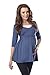 Marvellous Maternity Top Tunic 5200 Variety of Colours (UK 16, Jeans)