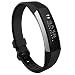 Produktbild YUYOUG für Fitbit Alta HR Ersatz-Armband mit kleinen Ersatz-Armband, verstellbar, weiche Silikon-Armband mit Schnalle für Fitbit Alta HR Watch mehrfarbig Schwarz