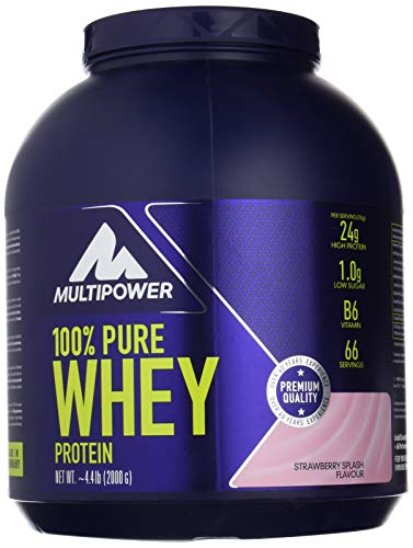 Multipower 100% Whey Protein, Sabor Strawberry Splash - 2000 gr