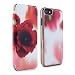 Produktbild Offizielle Ted Baker® HS17 CARLETO Apple iPhone 8 / 7 (4.7" Zoll) Hülle, Case / Cover / Etui aus Kunstleder mit Magnetverschluss und Schmink-Spiegel, Bezug in Weiß mit Playful Poppy Mohn-Blumen Print / Rahmen in Rosé-Gold Elektroplattiert