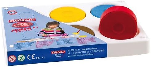 Gouache Gouache 55x19 mm, for Kindergarten – Set of 6 Pebbles Pebbles in Assorted Colours