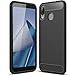 Price comparison product image WEIFA ZenFone 5Z ZS620KL Soft Carben Fiber Case, Very Light Slim Lines Style Soft Good Hand Feeling, 2018 Newest Anti-Drop Protection CellPhone Cover Case For ASUS ZenFone 5Z ZS620KL Black