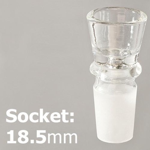 Kleiner Glaskopf (Flutschkopf) mit 18,8er Schliff für Adapter Chillum