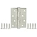 Produktbild ECENCE 1x Edelstahl-Scharnier 101mm Tür-Scharnier Tür-Band Beschlag Massiv Stahlkugel-gelagert Edelstahl 304 (V2A) Materialstärke 2,5 mm + Schrauben 81040102