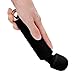 Produktbild Rantizon Magic Wand Massager mit 25 Geschwindigkeiten +3X Strke Vibrationsmodi 100% wasserdicht USB nachladbar Sicherheitssilikon Massagegert sehr leise Massagestab Power Vibrator Akkutechnik