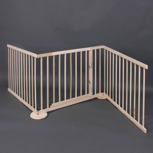Room divider / playpen Max XL 180-240cm, wood, 3 elements