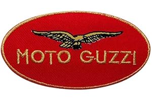 SIGITASTRADING Moto Guzzi Racer Suit MOTORSPORT parche patch bordado con logotipo para planchar de hierro en apliques