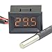 Produktbild DEOK 0,36 "Digital-Thermometer Autoaußentemperatur Prüfung des Zähler Yellow LED Digital Display Panel -55-125 ° C Temp Messung mit Original-DS18B20 Sensor für Automotive Wasserkühltemperaturanzeige