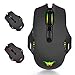 Produktbild Kreema Combatwing Gaming Mouse Wired / Wireless 6000 DPI atmen LED-Licht Ergonomische Spiel Computer Mause fur PC Laptop Mac Gamer
