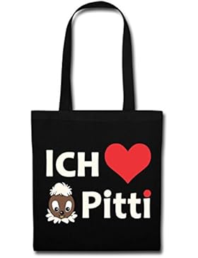 Sandmännchen Pittiplatsch Ich Liebe Pitti Stoffbeutel von Spreadshirt®