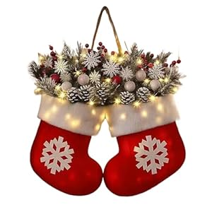 Corona De Navidad con Luz