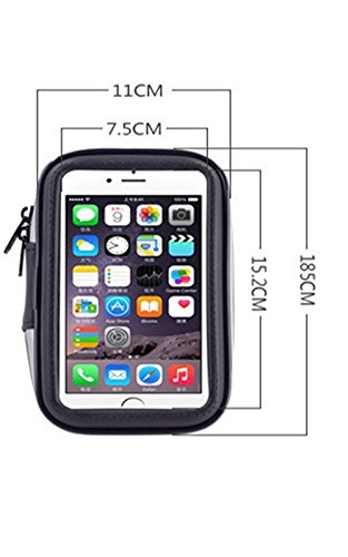 VSOAIR Giratorio de 360 Grados de la Bicicleta de la Motocicleta Impermeable o Barra de la Manija de la Bolsa Funda Soporte para iPhone 6  6 Iphone Plus 5 5 Pulgadas