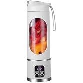 Polham 1500Mah Şarjlı Taşınabilir 12 Bı&ccedil;aklı 50W S&uuml;per G&uuml;&ccedil;l&uuml; Buz Kırıcı Kişisel Smoothie Blenderı