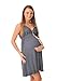 New Maternity Summer Party Sun Dress Pregnancy Tunic 8423 Variety of Colours (16, Graphite)