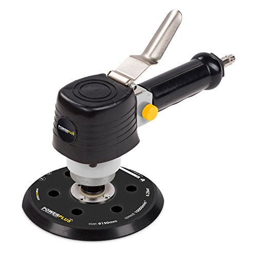 Powerplus Exzenterschleifer 15 cm Schleifmaschine Druckluft Luftdruck Schleifer - 2