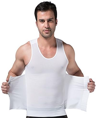 FitnessSun - Mens Tights Undershirt - Compression Base layer - Body Shaper Sports Muscle Tank Top - Abs Abdomen Slim