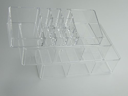 Feibrand Acryl Kosmetik Make up Organizer Aufbewahrung 3 Tiers - 3