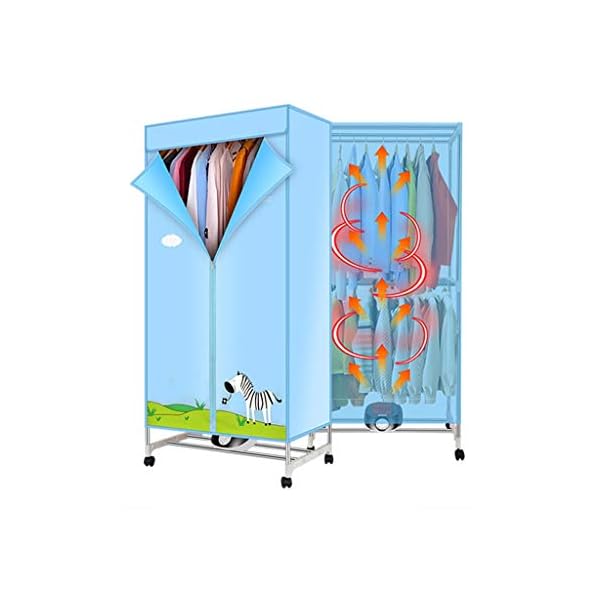 ZHAO ZHANQIANG Trockner Startseite Mute Energiesparmodi Doppel Kleine Warmluft-Trocknen von Kleidung Schnell-Trockner Wäschetrockner Trockner,